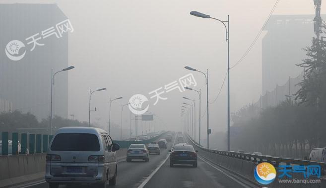 河北石家庄雨后现大雾 能见度不到200米高速关闭航班延误