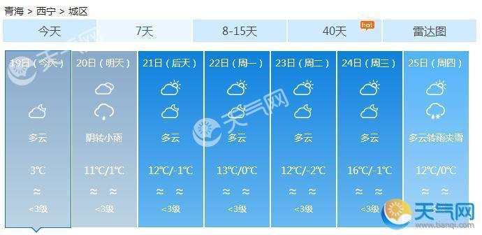 青海降雪将持续到21日 周六周日雨雪扩大