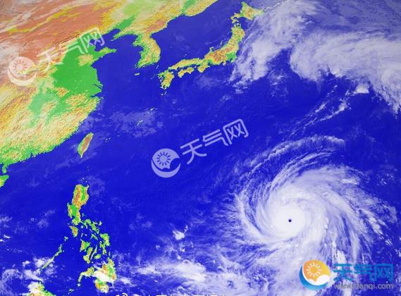 2018台风路径实时发布系统卫星云图 新晋风王玉兔美照一波