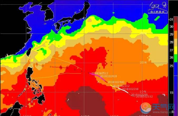 26号台风玉兔最新路径 下月月初就进入南海