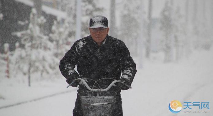 内蒙古根河市降下今年首场暴雪 电力中断50小时供水供热瘫痪