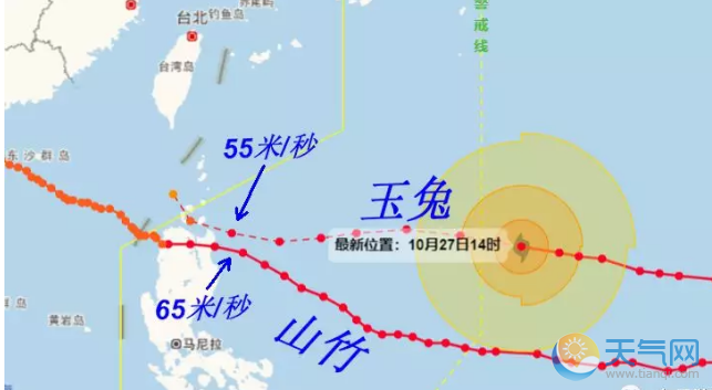 2018年26号台风路径实时发布图 超强台风玉兔将成为第二个山竹