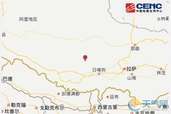 西藏日喀则发生4.5级地震 目前暂无人员伤亡