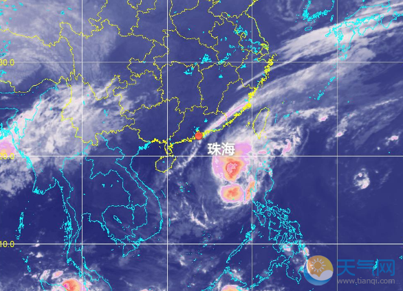 2018珠海台风最新消息 珠江今天最大风力10级