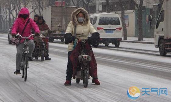 冷空气来袭河北降温降雪 部分高速站口暂时封闭