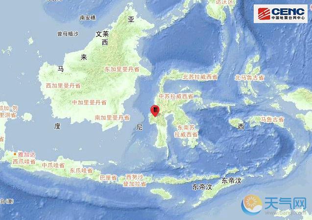 印尼苏拉威西岛5.1级地震最新消息 经常地震名字熟悉