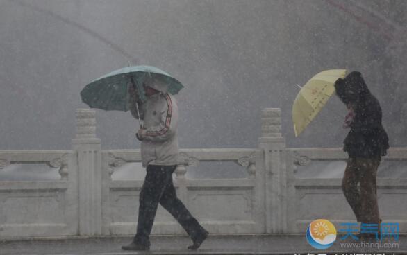 今日甘肃大范围雨夹雪 兰州局地最低气温-2℃