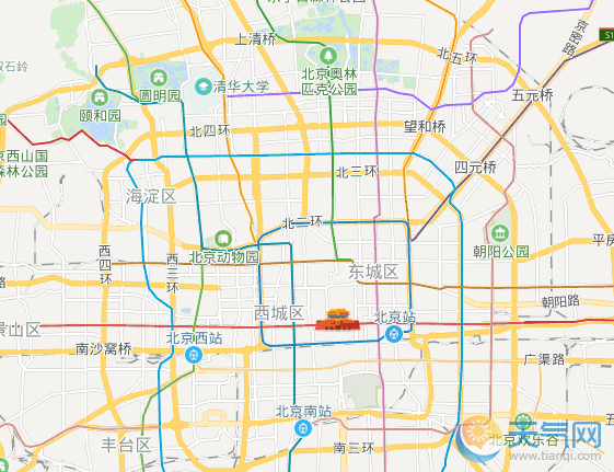 2019北京地图全图高清版大图 北京电子地图详细地址查询