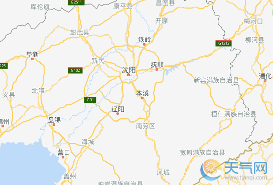2019辽宁地图全图高清版大图 辽宁电子地图详细地址查询
