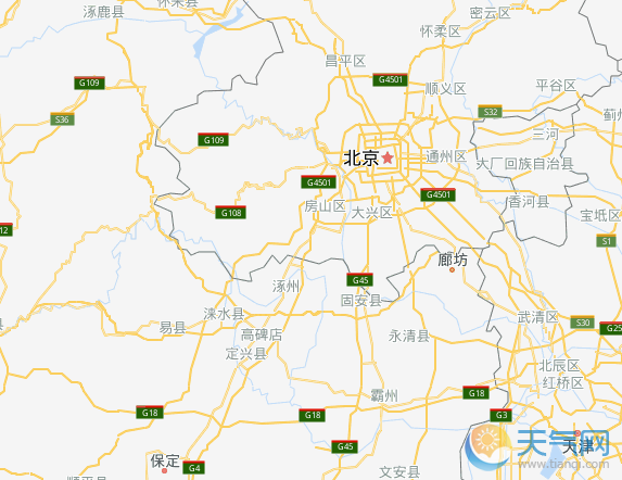 2019北京地图全图高清版大图 北京电子地图详细地址查询