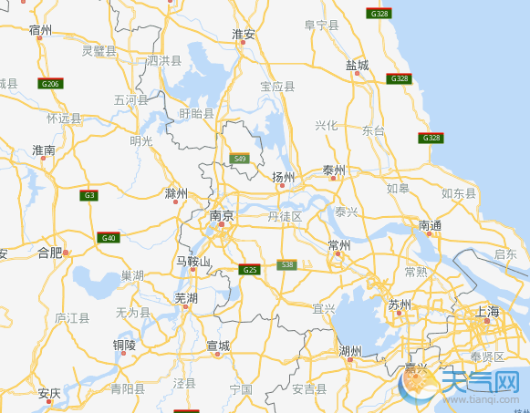 2019江苏地图全图高清版大图 江苏电子地图详细地址查询图片