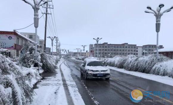 青海持续降雪降温天气 省会西宁气温降至0℃