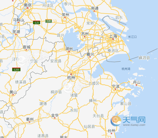 2019浙江地图全图高清版大图 浙江电子地图详细地址查询