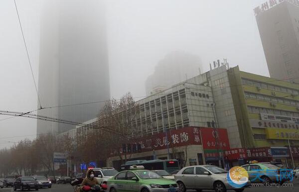 今晨郑州大雾弥漫 境内多个收费站交通管制