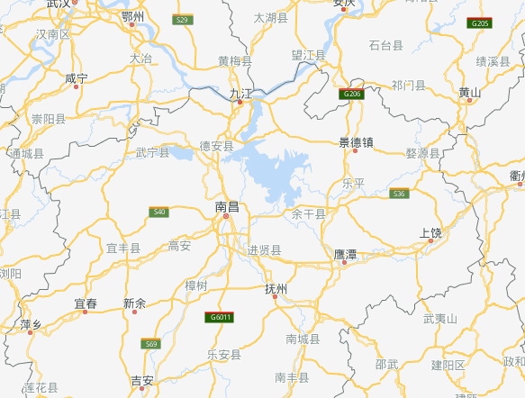 2019江西地图全图高清版大图 江西电子地图详细地址查询图片