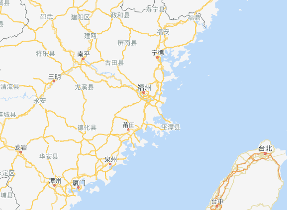 2019福建地图全图高清版大图 福建电子地图详细地址查询