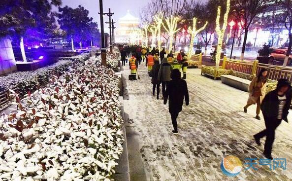 陕西全省迎大范围雨雪 局地最低气温跌破0℃
