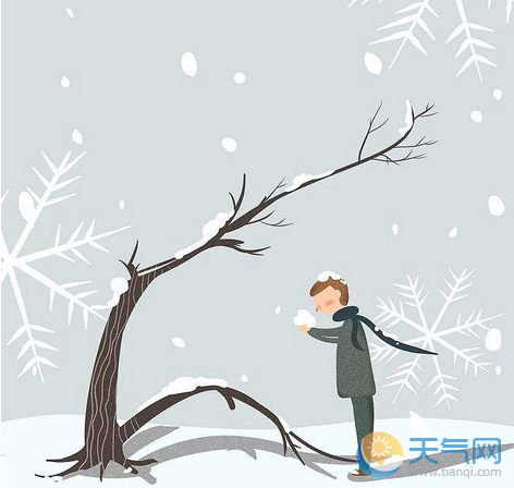 大雪节气卡通图片24节气之大雪节气动漫卡通图集