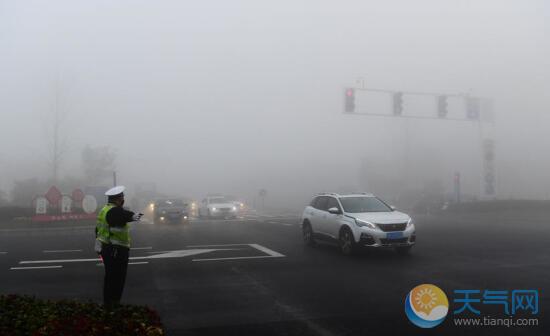 今晨重庆大雾围城高速关闭 局地气温回升至19℃