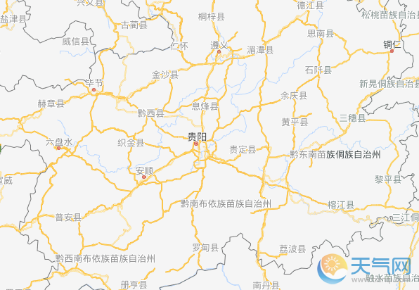 2019贵州地图全图高清版大图 贵州电子地图详细地址查询