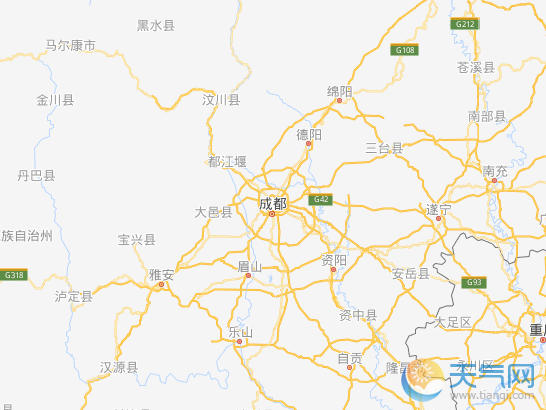 2019四川地图全图高清版大图 四川电子地图详细地址查询