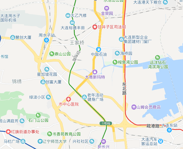 2019大连地图全图高清版大图 大连电子地图详细地址查询