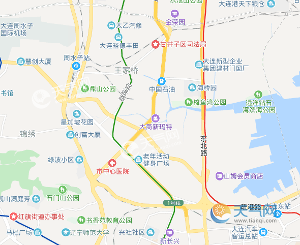 2019大连地图全图高清版大图 大连电子地图详细地址查询