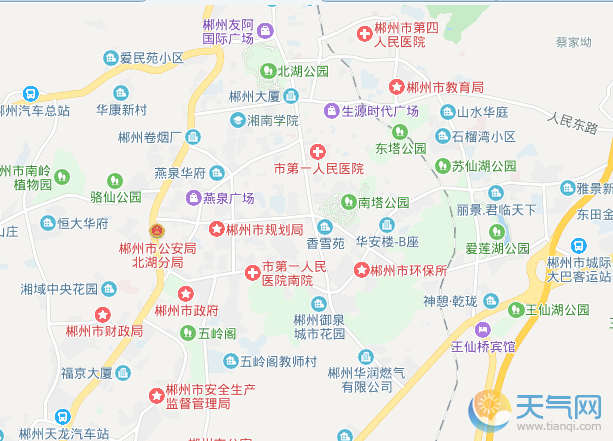 2019郴州地图全图高清版大图 郴州电子地图详细地址查询