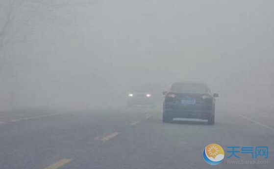 受大雾影响 今晨重庆多条高速交通管制