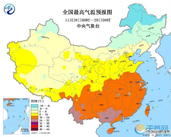 江苏安徽上海浙江持续性大雾今来袭 东北气温降幅达10℃