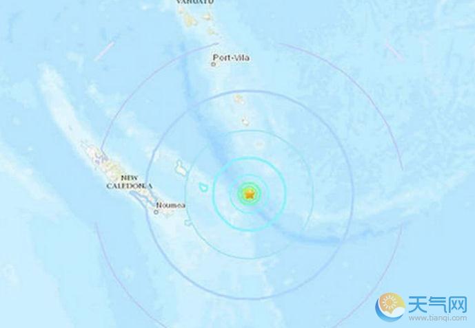 洛亚蒂群岛连发3次地震 最大7.5级发布海啸预警