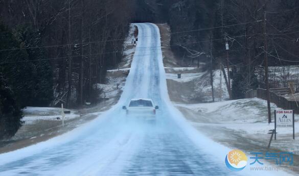 兰州发布道路结冰黄色预警 河西部分路段管制