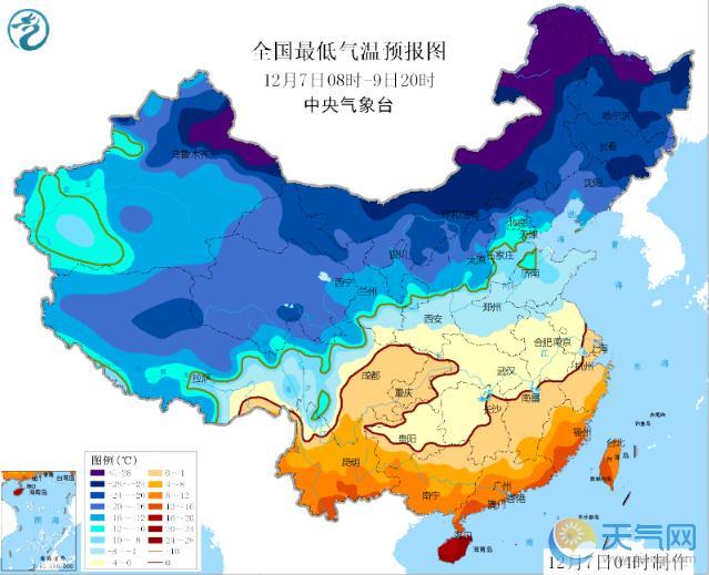 长江中下游迎强降雪 中东部持续降温发寒潮预警