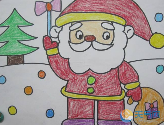儿童画圣诞节图片大全 2018圣诞节可爱的卡通图画选集