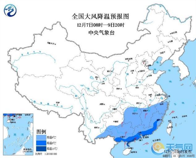 长江中下游迎强降雪 中东部持续降温发寒潮预警