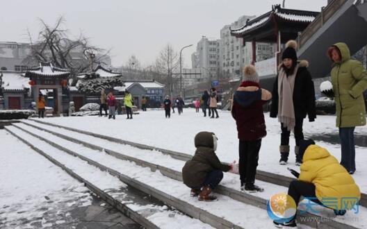 江苏全省大范围降雪 今日南京气温跌破0℃