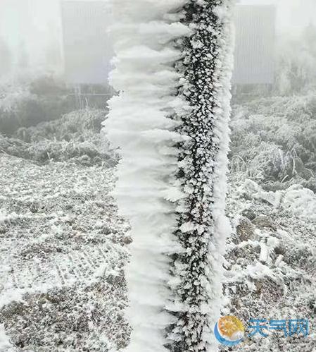 重庆石柱大范围降温降雪 多地道路结冰发橙色预警