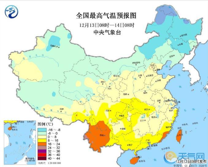 中东部持续回暖升温4℃-10℃ 华北中南部黄淮西部中度霾