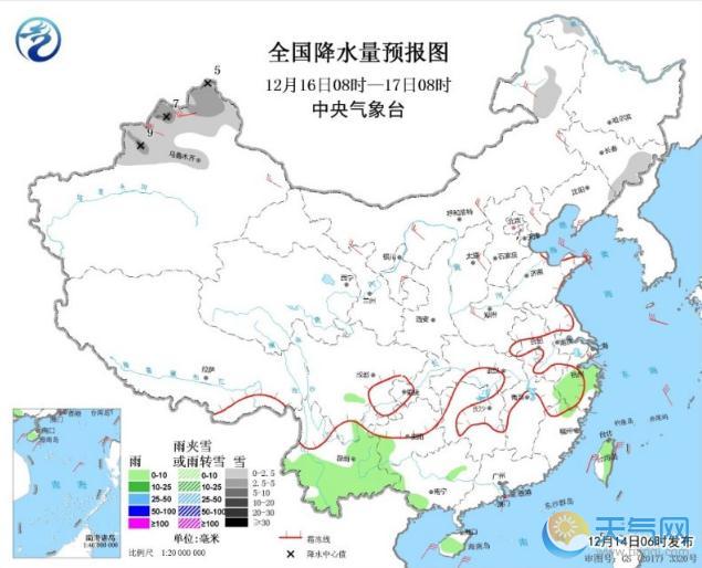 中国南部海区现8级大风 华北黄淮雾霾天气加重