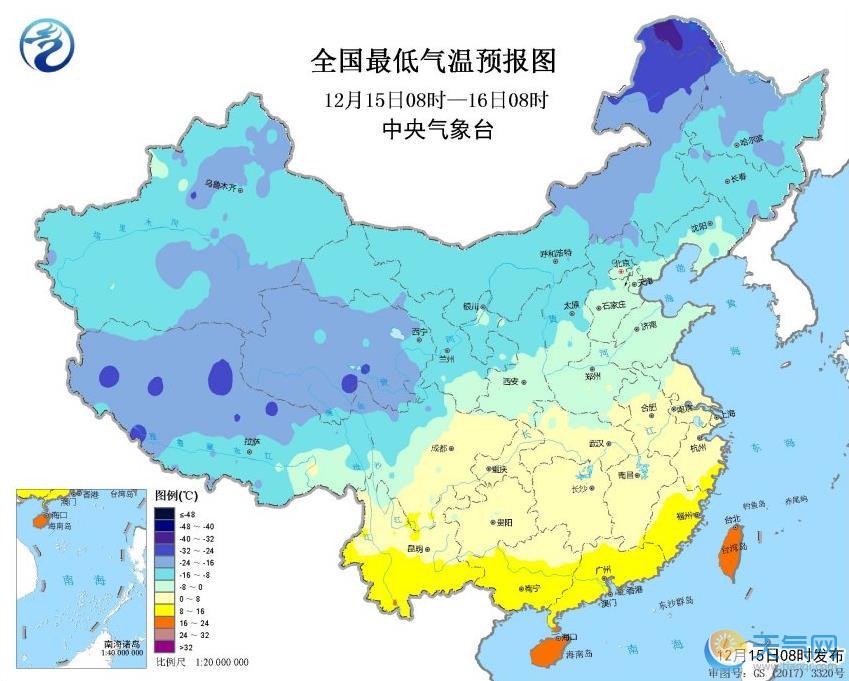 全国升温回暖华北现雾霾 最高气温15℃线重回长江沿线