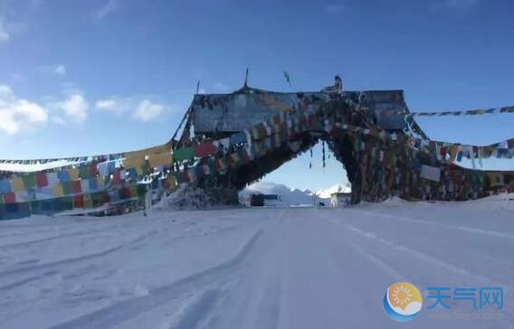 西藏发布暴雪及道路结冰预警 拉萨林芝等地小到中雪