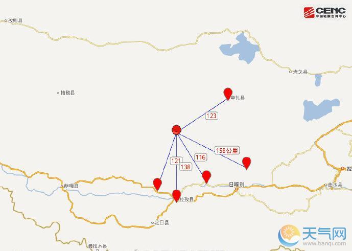 谢通门地震西藏谢通门58级地震最新消息今天最近乡镇仅20公里