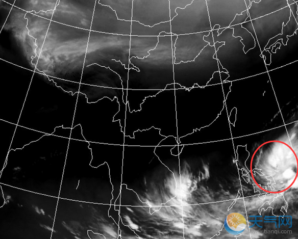 2018台风路径实时发布系统30号台风“帕布”卫星云图