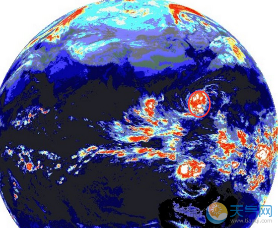 2018台风路径实时发布系统30号台风“帕布”卫星云图