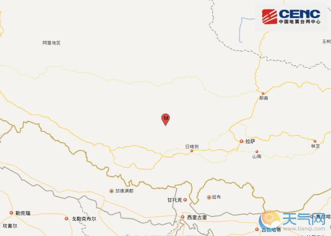 西藏地震最新消息今天 日喀则谢通门县3.3级地震