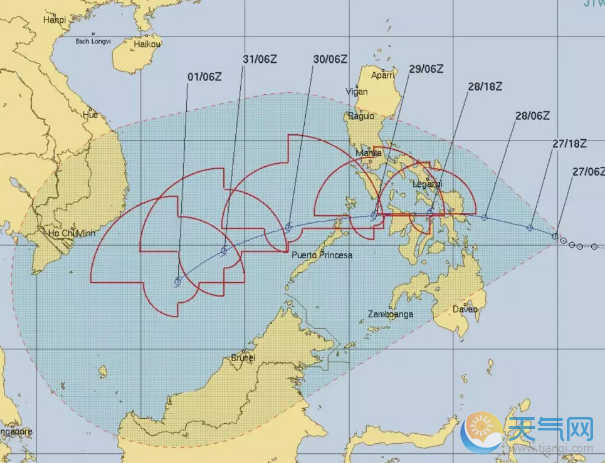 2018中央气象台发布台风最新消息 台风帕布是真的要来了