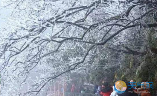 湖南雨雪迎新年 多地出现积雪现象