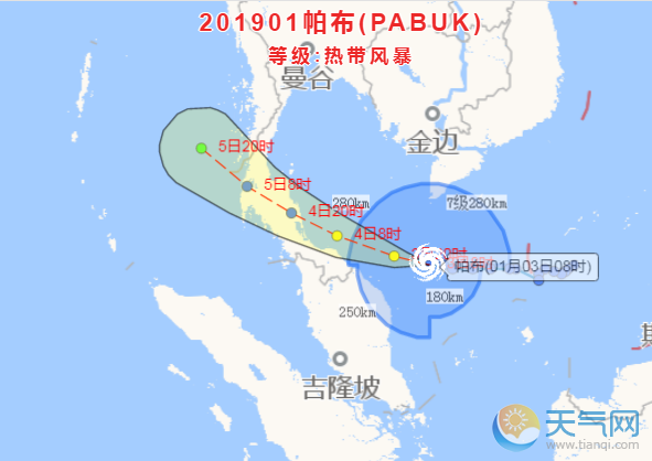 2019台风帕布路径预测 台风不登陆我国但是浙江为啥要遭殃