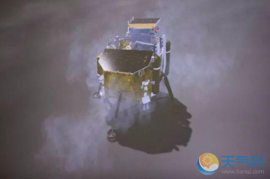 嫦娥四号降落月球 首张月球背面图片曝光