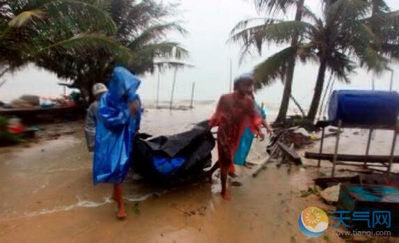 热带风暴“帕布”登陆泰国 3人死亡1人失踪